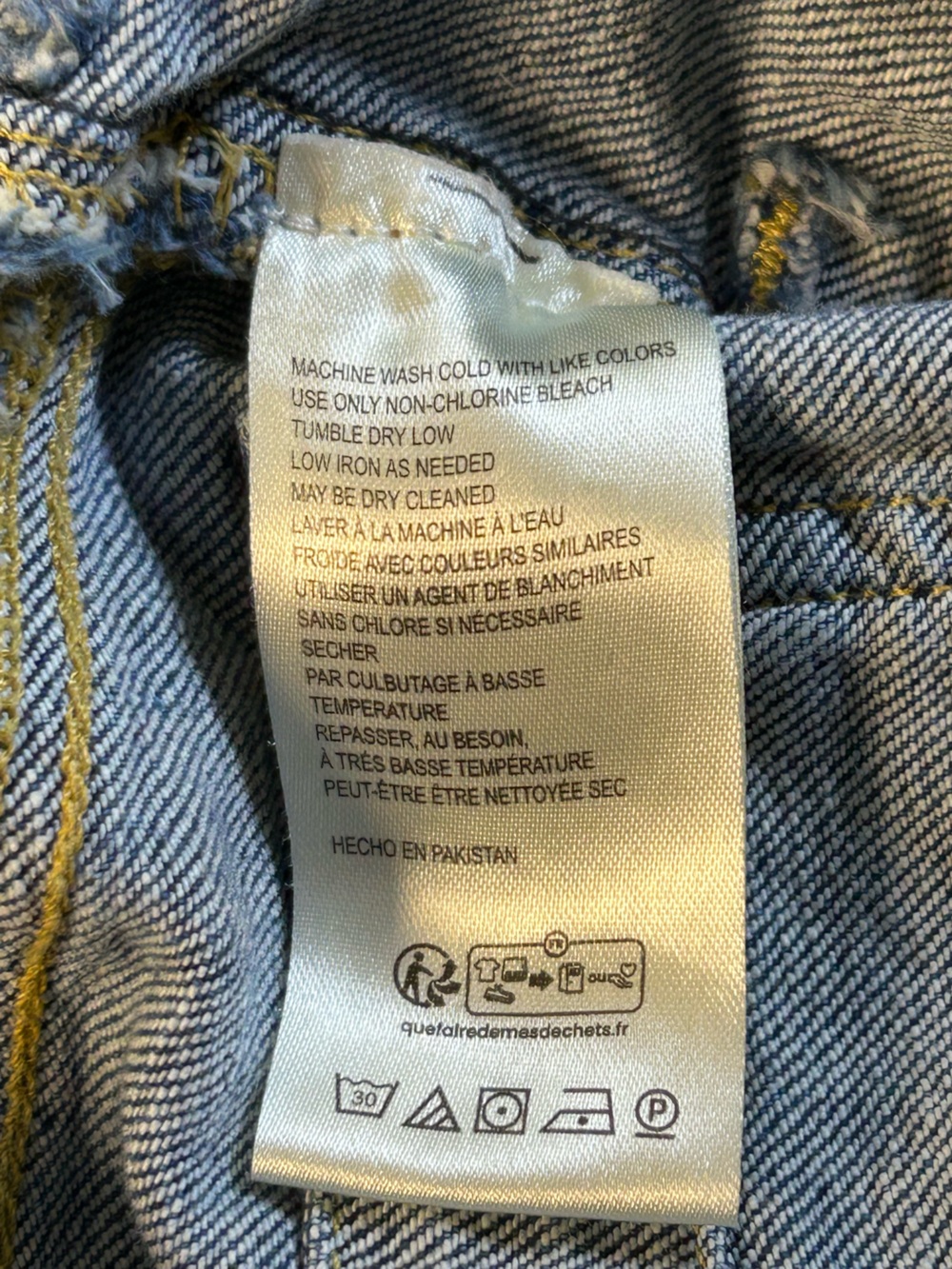 PILCRO Wanderer Mid-Rise Relaxed Jeans Blue Size 28 Utility - Picture 11 of 14